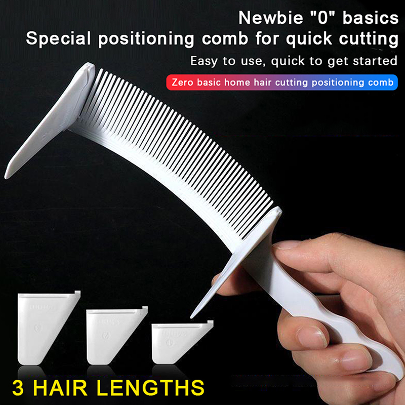 Man Curved Positioning Comb Adjustable S Arc Design Professional Barber ...