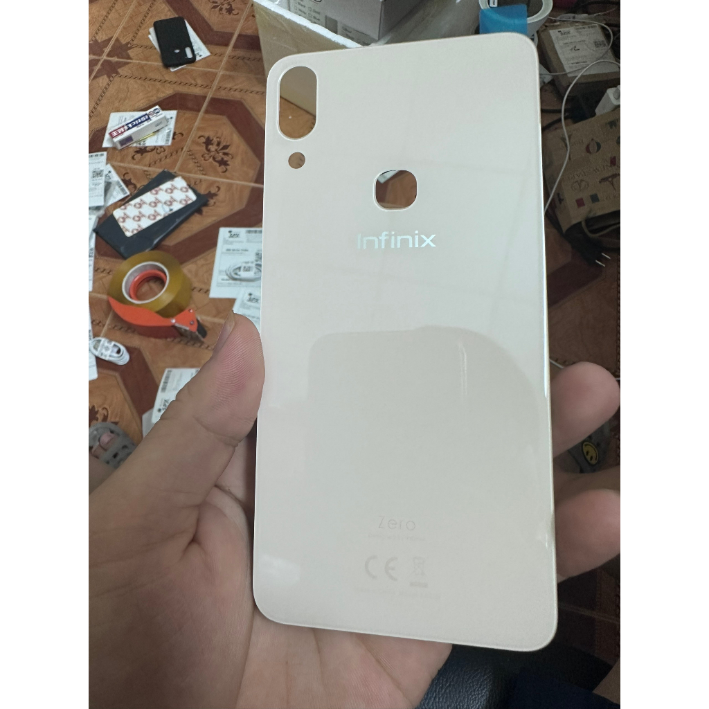 Nắp lưng Vsmart Active 1+/Infinity Zero 6 - Màu hồng (Vàng)