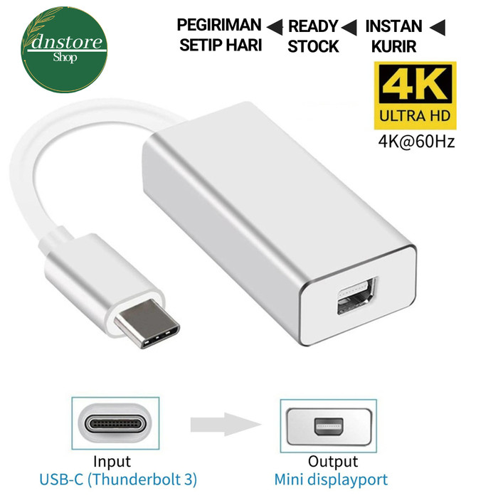 USB Type C to MINI DP Display port Displayport Adapter Usb-C