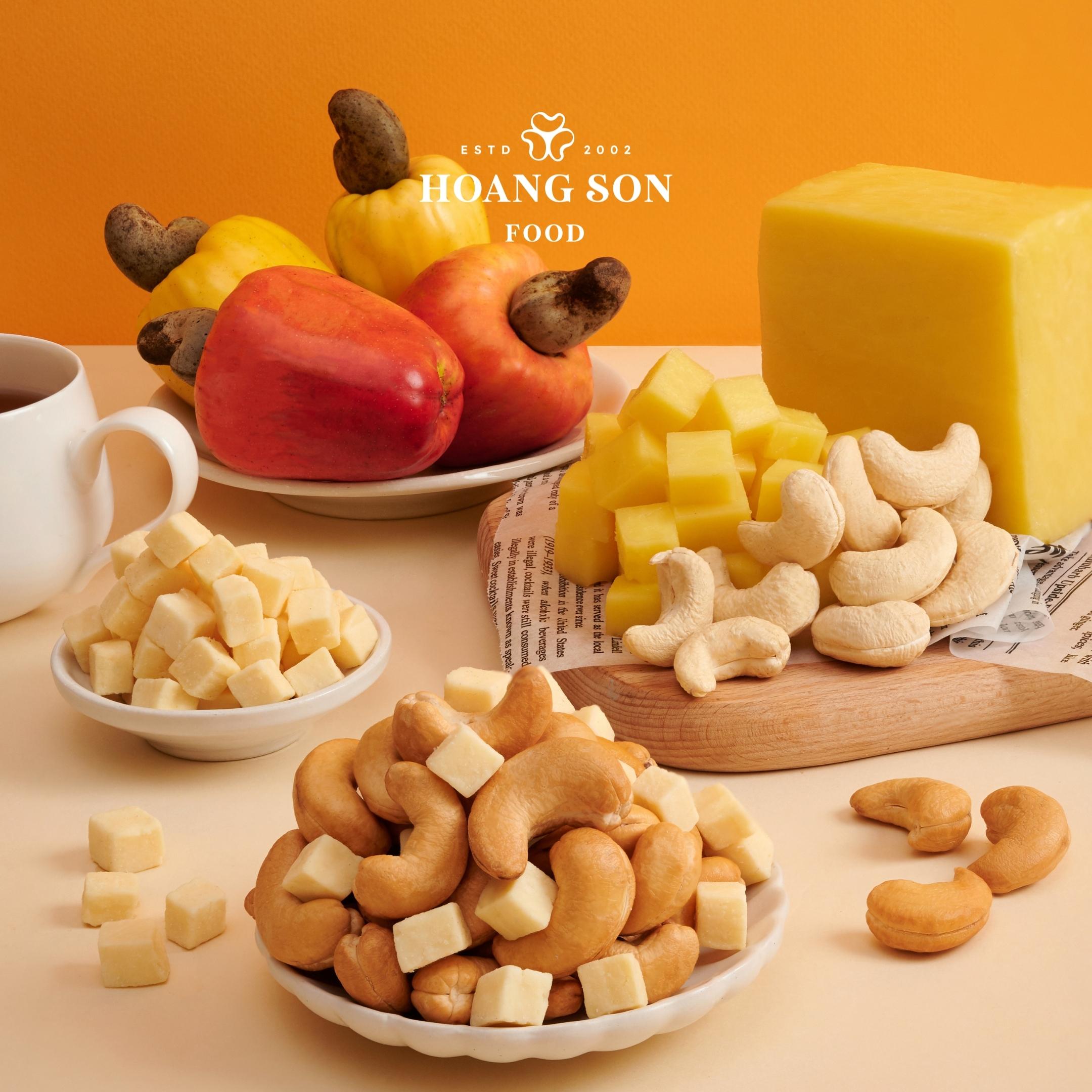 Hạt điều phô mai sấy (500g)_Hoang Son Food_Điều Bình Phước xuất khẩu