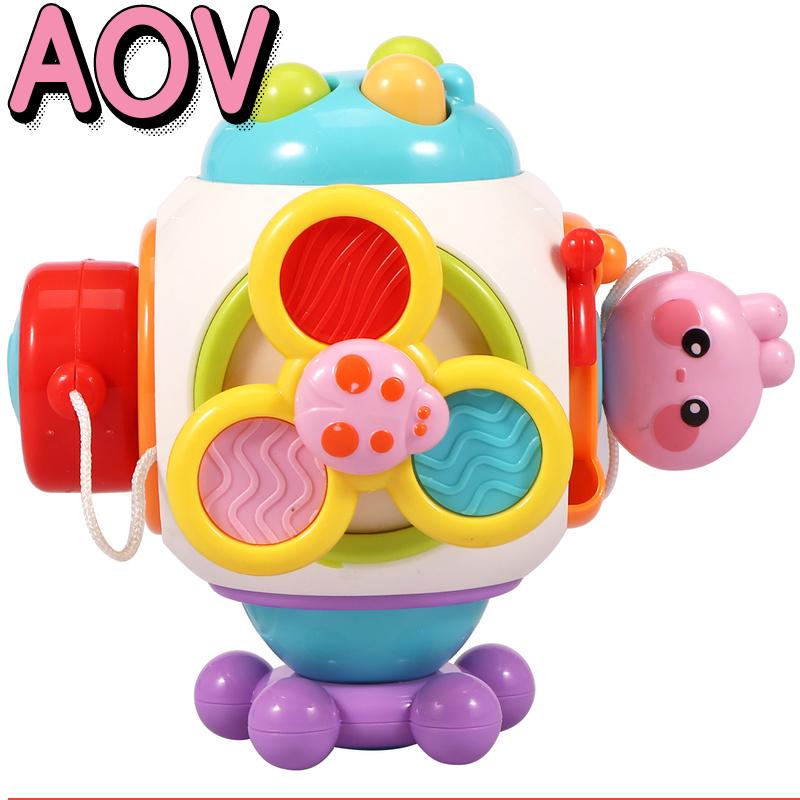 AOV Busy Cube for Kids 6-in-1 Activity Cube with Spinners Montessori ...