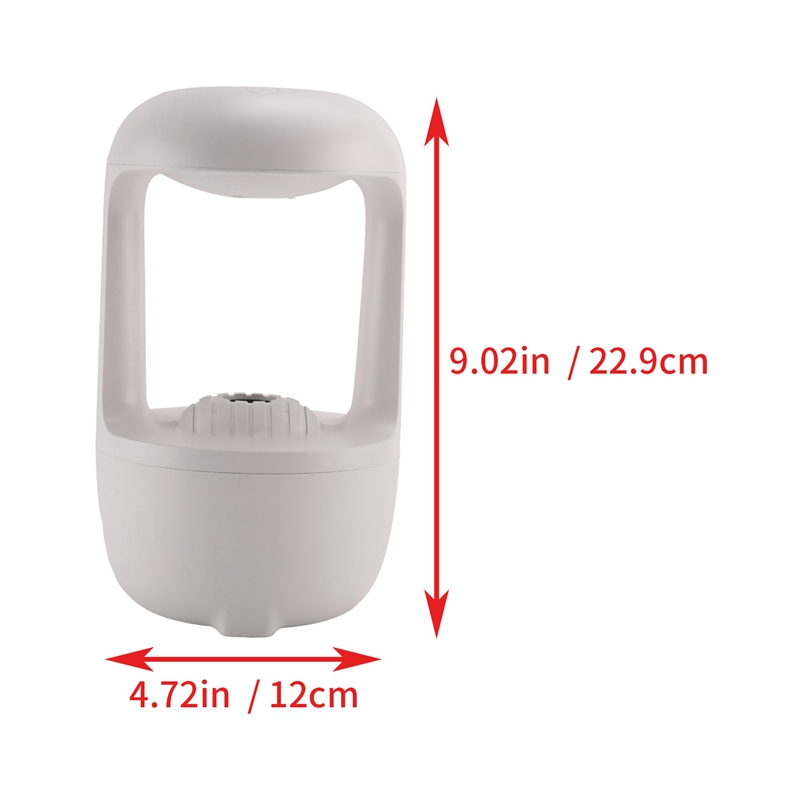 Humidifier Household Desktop with Anti-Gravity Water Drop Rising Diffuser Anti-Gravity Humidifier White New Smart