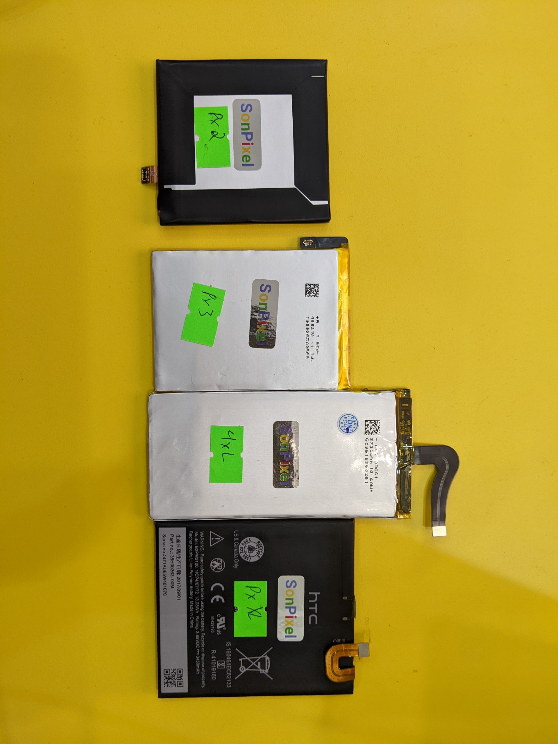 Pin Google Pixel 1, XL, 2, 3, 3XL, 4, 4XL Sonpixel