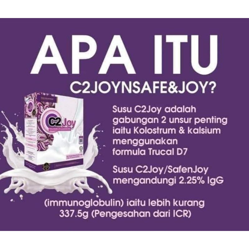 ♢ORIGINAL SUSU C2 JOY BELI SEKOTAK HARGA AHLI 2023 UPDATE PRICE | Lazada