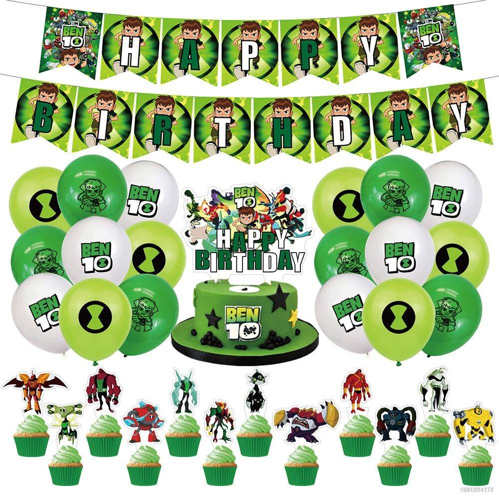 Ben 10 Personalised Birthday Edible Image Cake Topper Round Frosting Icing  | eBay