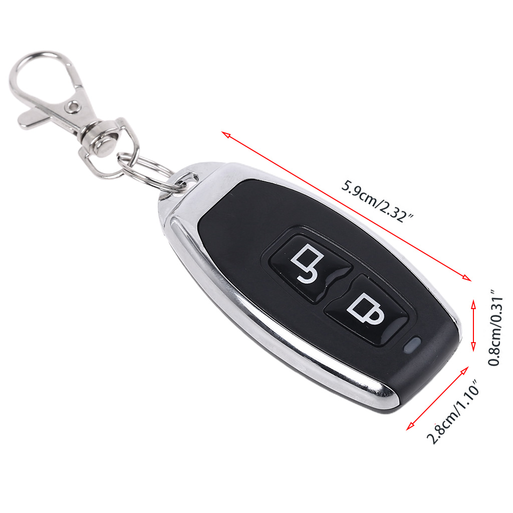 433Mhz RF Remote Control Learning Code 1527 EV1527 for Garage Door Gate Controller Alarm Receiver