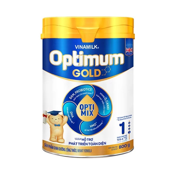 Sữa Bột Optimum Gold 1 - lon 800g (Cho Trẻ Từ 0 - 6 Tháng Tuổi) Chính hãng