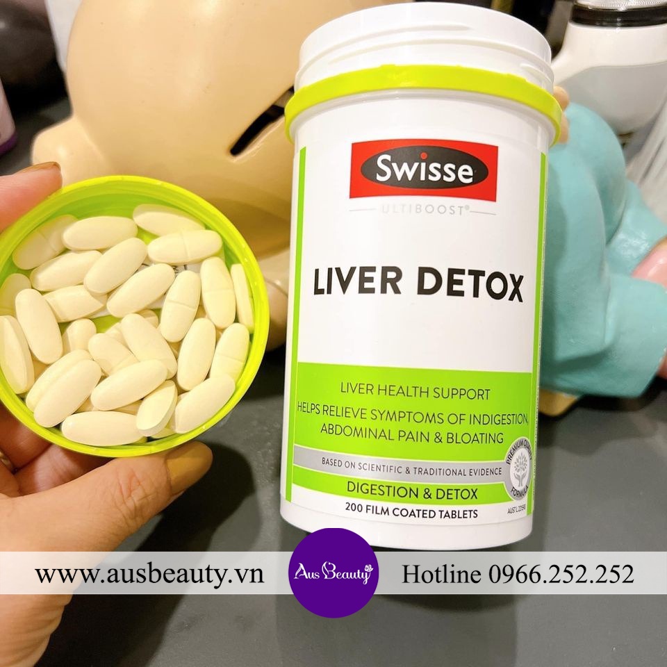 Thải độc gan - Liver Detox Swisse Úc..