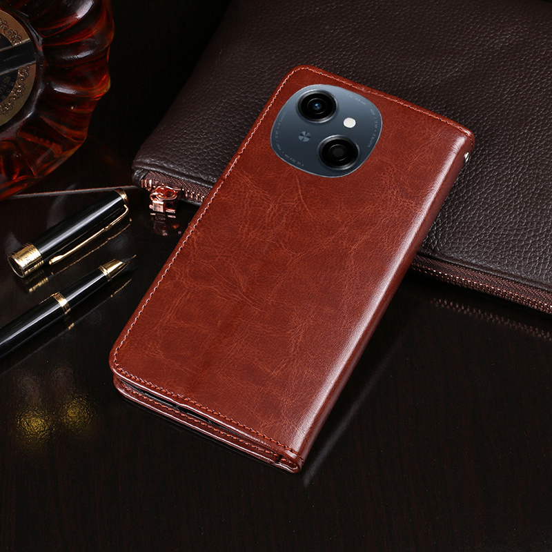 For Tecno Spark Go 1 Case Flip Cover Leather Stand Holder Wallet Cover For (Tecno Spark Go 1) Back Cover Phone Cases. 