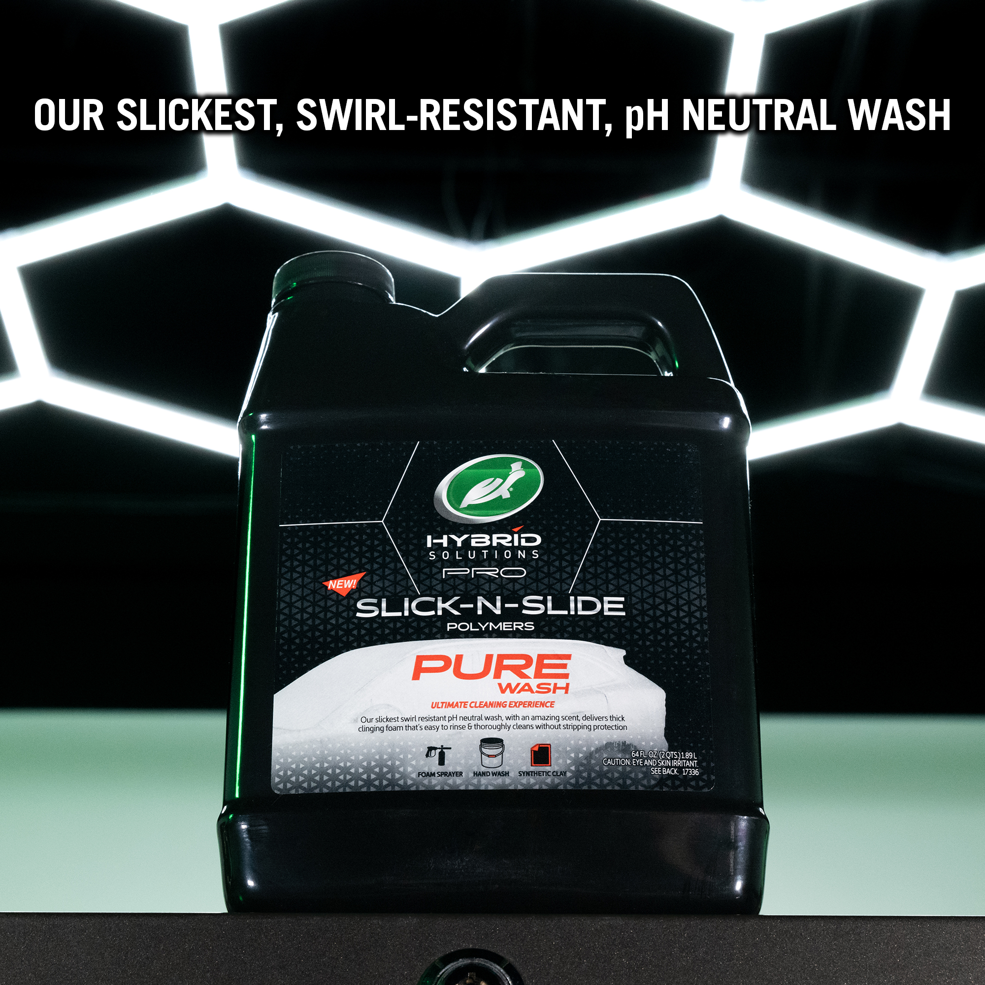TURTLE WAX - BUNDLE OFFER - HYBRID SOLUTIONS PRO PURE WASH 1.89L, HYBRID SOLUTIONS PURE SHINE MISTING DETAILER - 590 ML. 