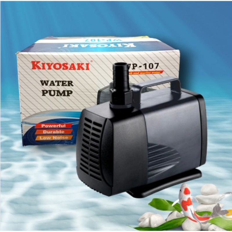 Pompa kolam Koi Air mancur Hidroponik KIYOSAKI WP 107 Submersible Pump