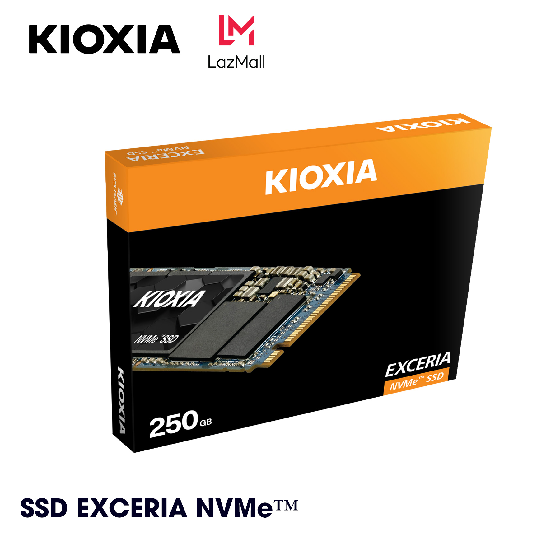Ổ Cứng Gắn Trong SSD Exceria NVMe M.2 PCIe Kioxia - Hàng Chính Hãng