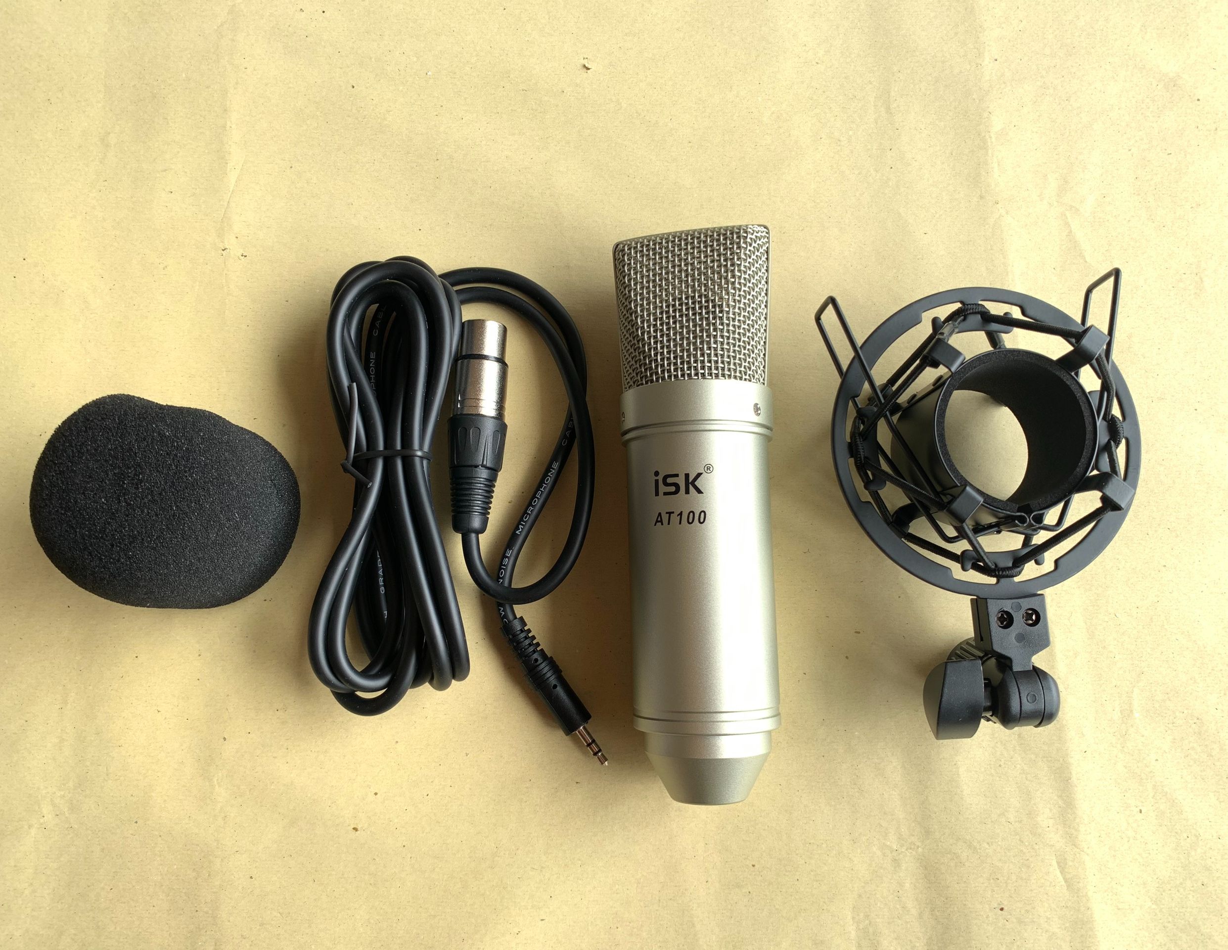 Micro thu âm livestream hát karaoke isk AT100