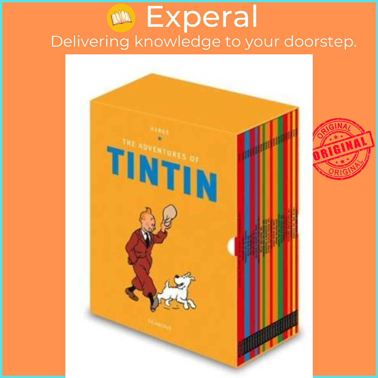 Tintin Paperback Boxed Set 23 titles by Herge (UK edition