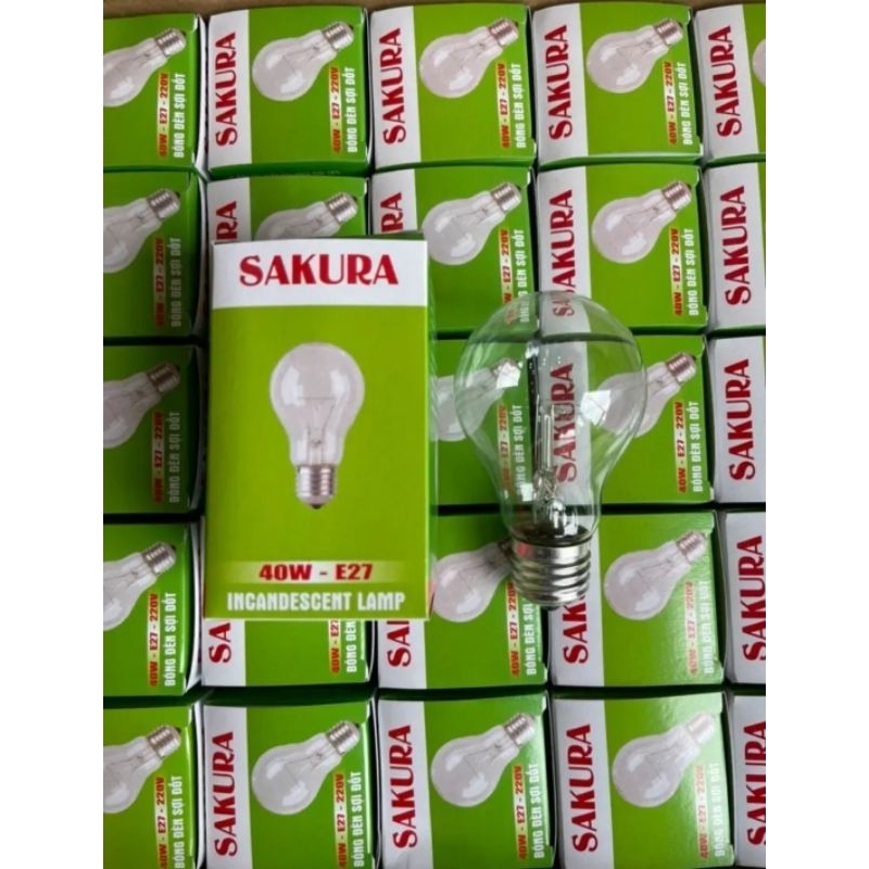 Combo 10 Bóng Đèn Sợi Đốt 60W Đui Xoáy