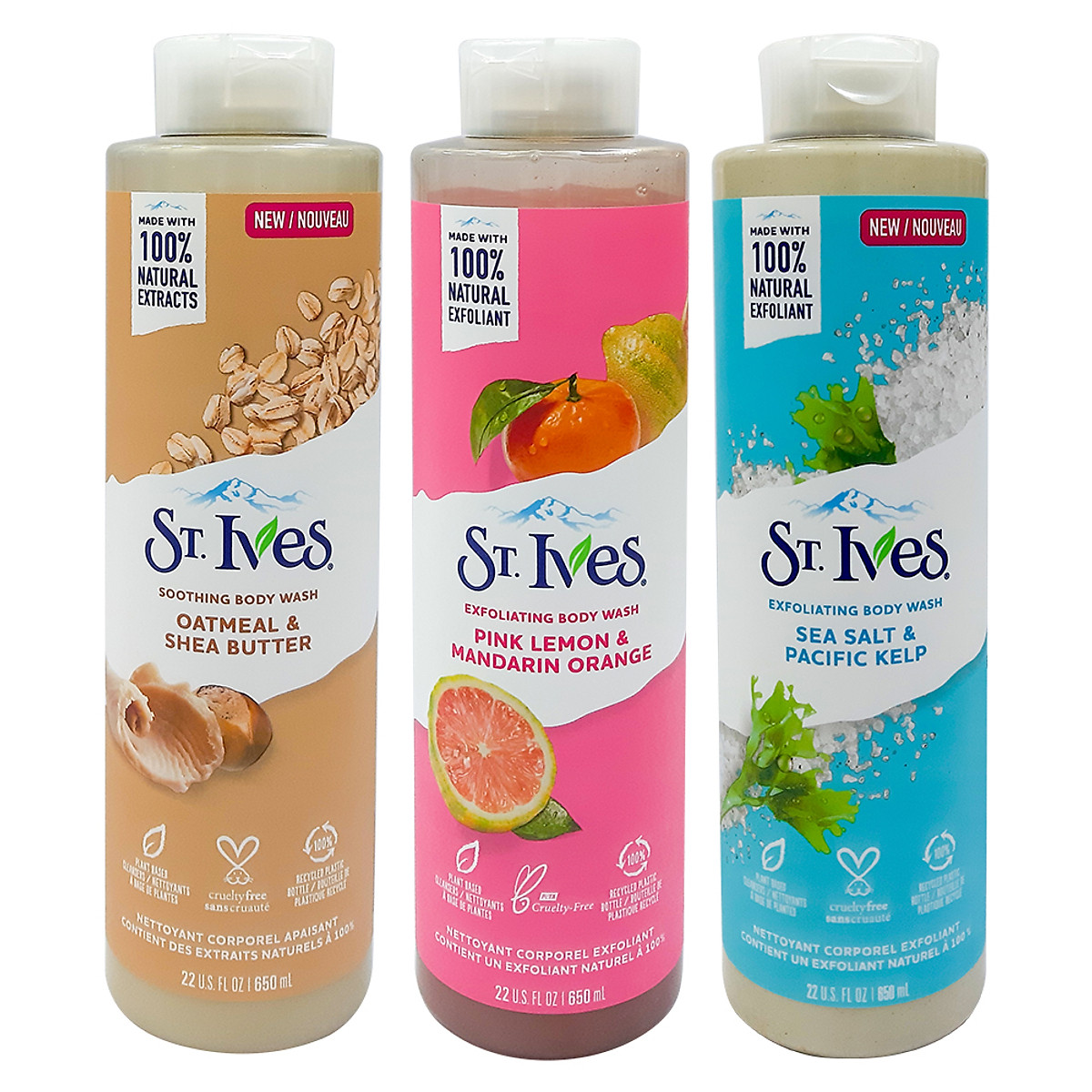 Sữa Tắm St.Ives 650ml Mỹ Đủ Mùi