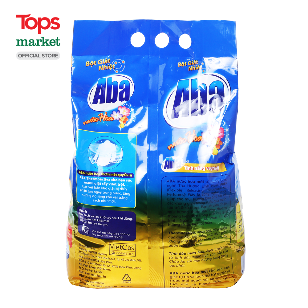 Bột Giặt Nhiệt Aba Nước Hoa 4.1Kg