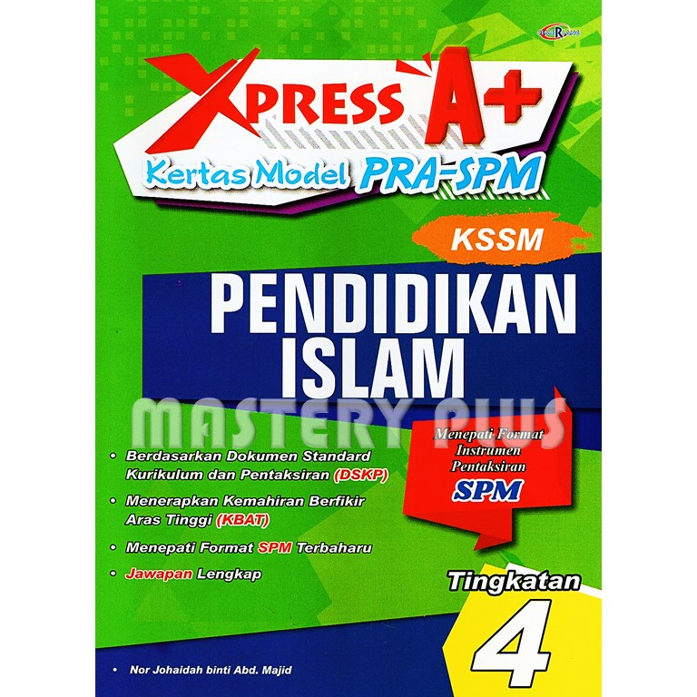 Xpress A Kertas Model Pra Spm Tingkatan 4 Kssm Cemerlang Lazada