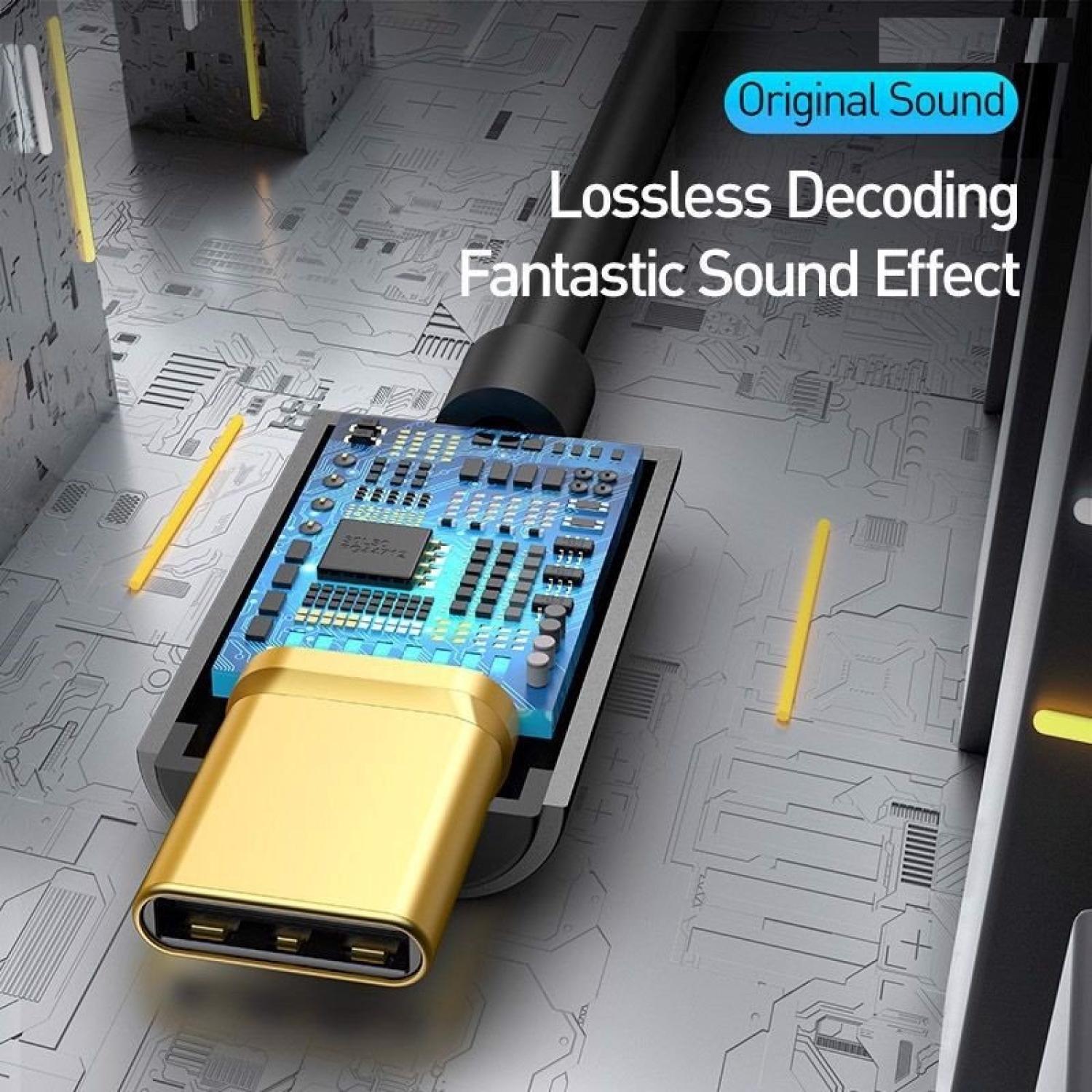 Đầu Chuyển Baseus L54 Type-C to 3.5mm | Dùng Cho Tai Nghe Jack 3.5mm