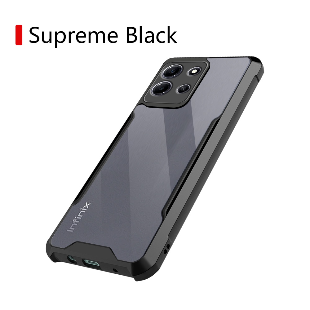 Infinix note 30vip case acrylic clear phone case for infinix note 30 vip pro 30pro note30 note30pro 4g 5g 2023 shockproof cases lens protection casing back cover