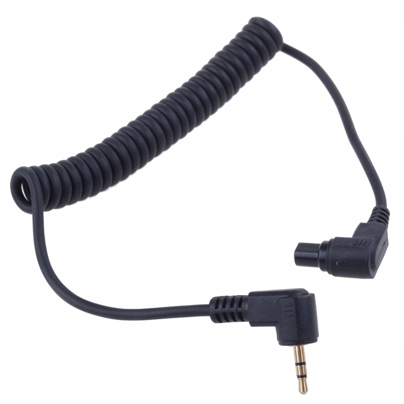 2.5 mm -C3 Off Camera shutter release cable connection cable, for Canon 1D / 5D / 6D / 5DII / 5DIII / 7D / 10D / 20D / 30D / 40D / 50D flash trigger