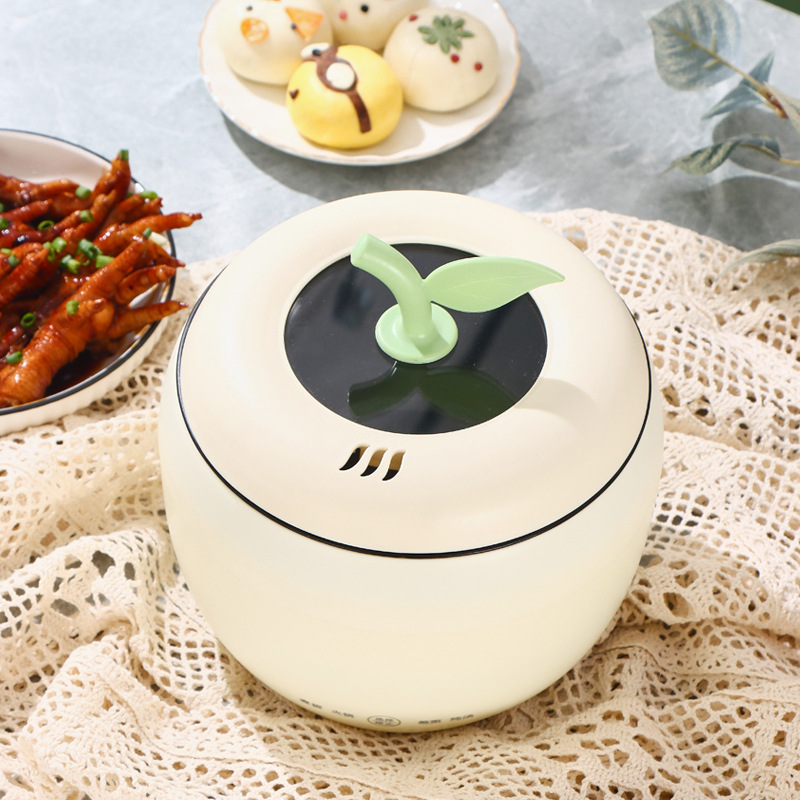 MiaXia Joy Apple-shaped electric cooker, mini electric cooker, multi-function rice cooker, smart instant noodle pot, non-stick pot