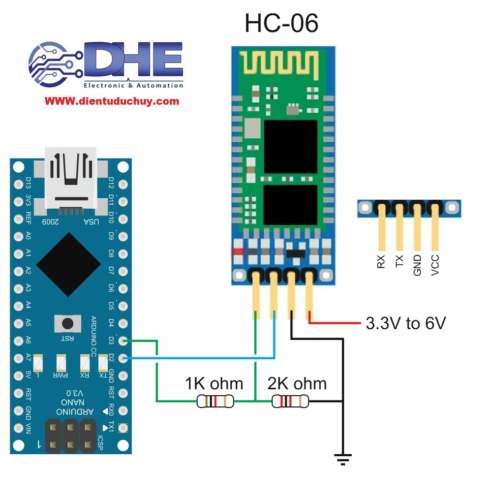 Module Thu phát truyền/nhận Bluetooth HC-06