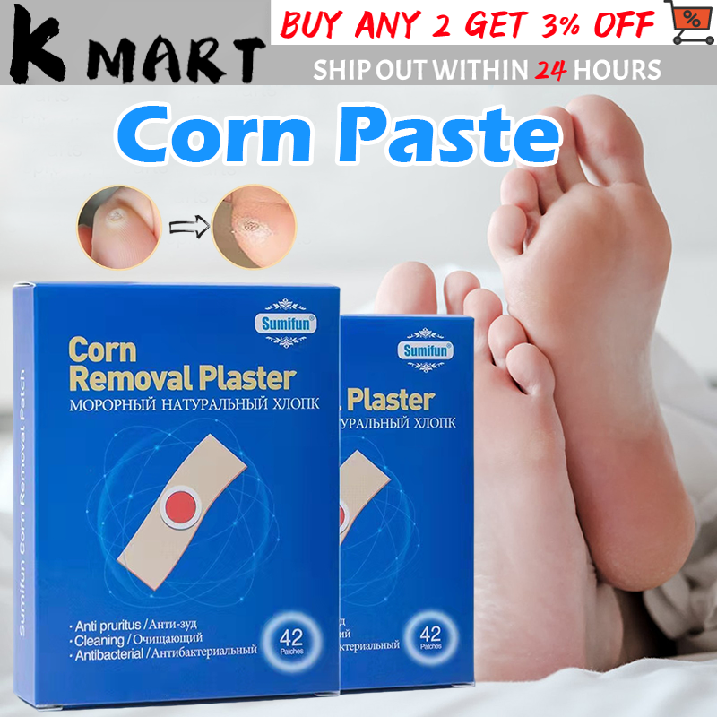 42Pcs Warts Remover Foot Corns Remover Patch To Remove Calluses on Feet