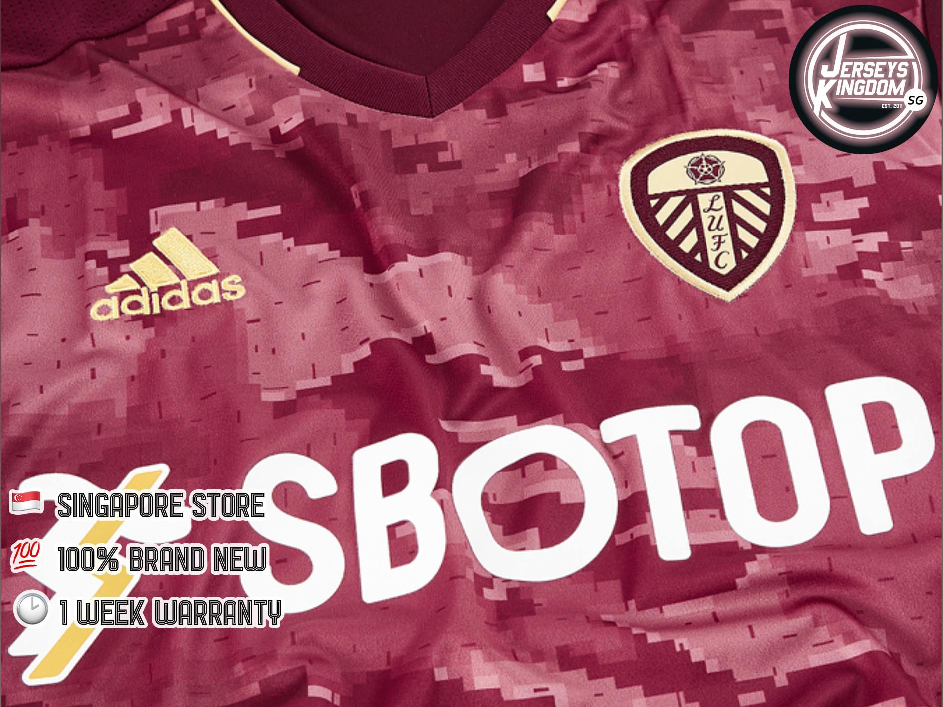 leeds united red kit