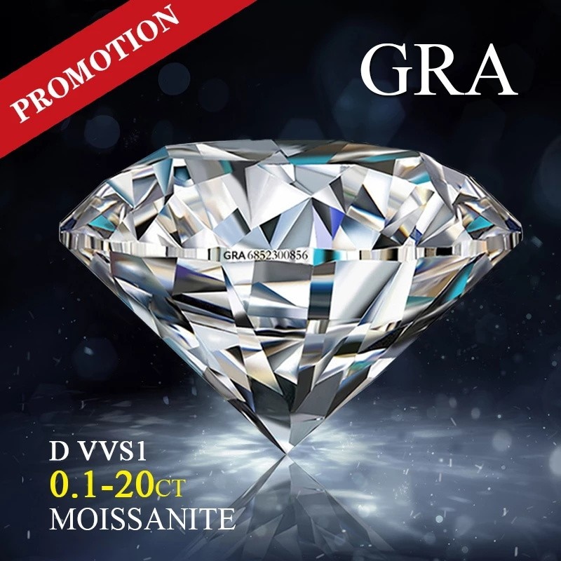 【High-quality】 JoyceJelly 1 PCS Promotion Moissanite Loose Stone Cheapest Factory Price D Color.