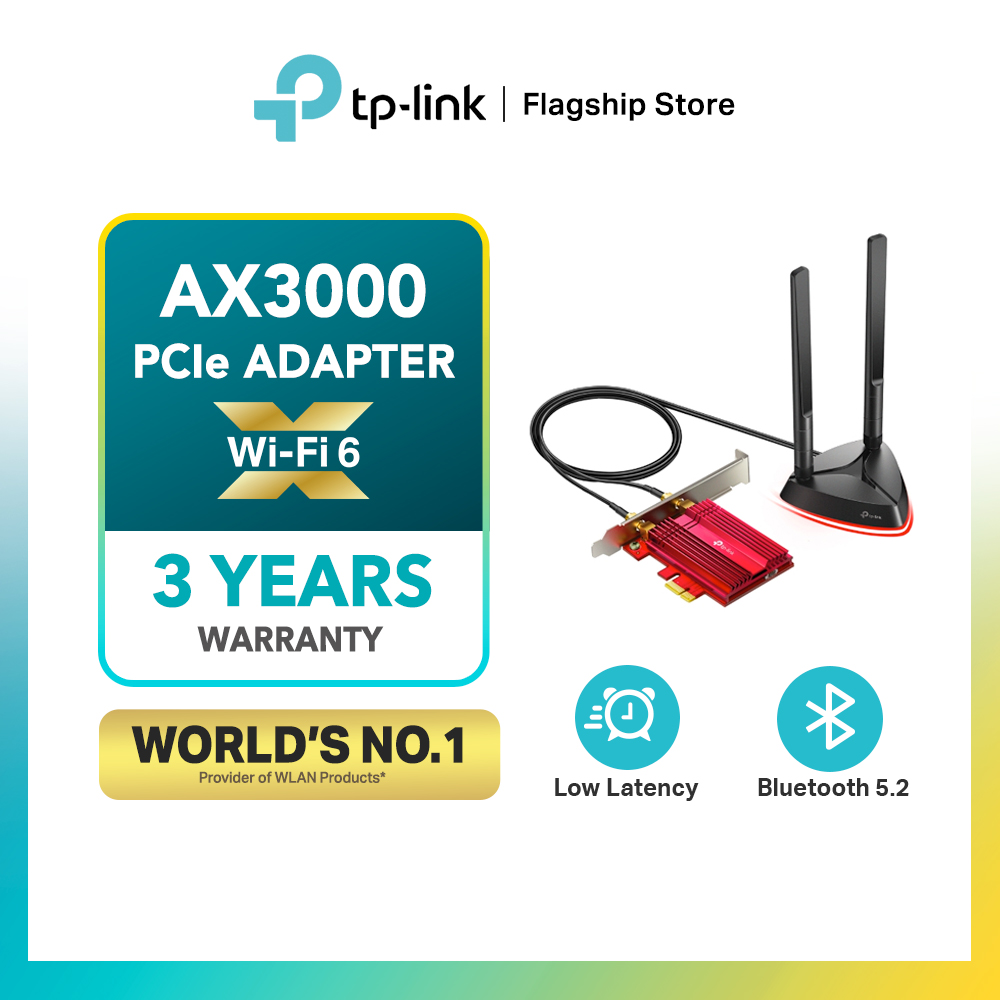TP-Link WiFi 6 AX3000 WiFi Dual Band Wireless Adapter 