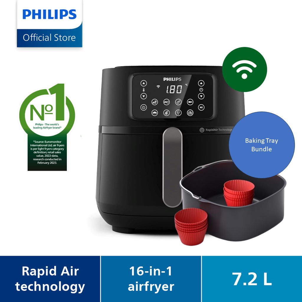 PHILIPS 7.2L 16in1 Digital Airfryer XXL 5000 Series Connected
