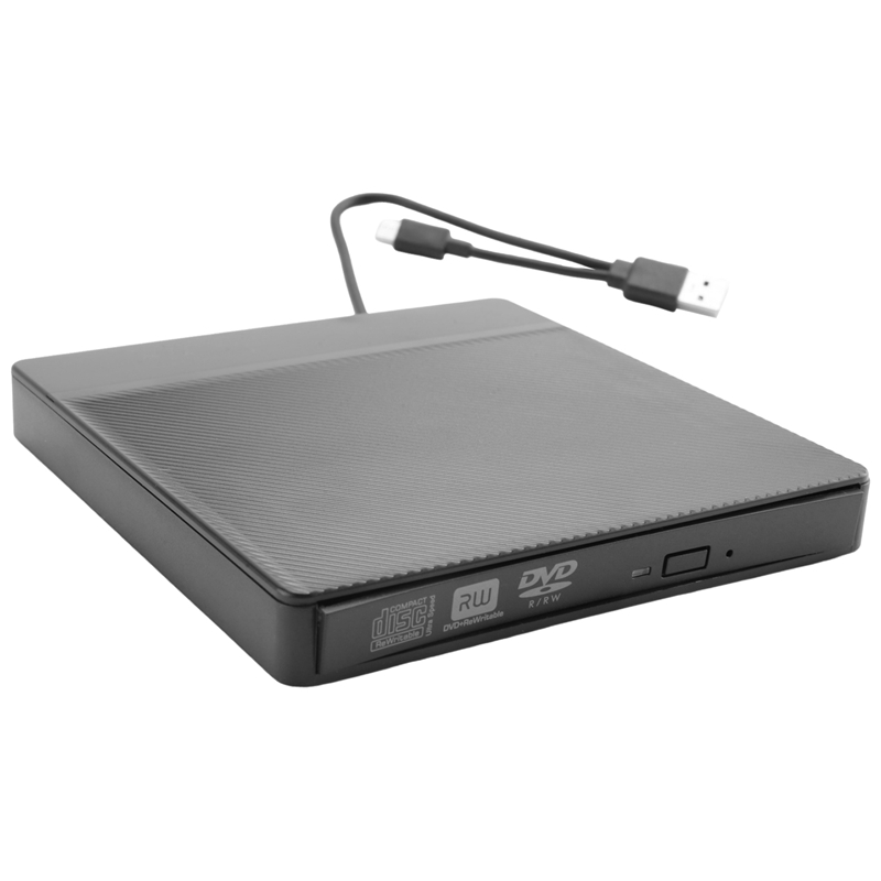Dvd-rom cd-rom cd-rw dvd-r cd-r dvd-rw external dvd/cd drive case box for dvd player cd burner reader writer no-drive