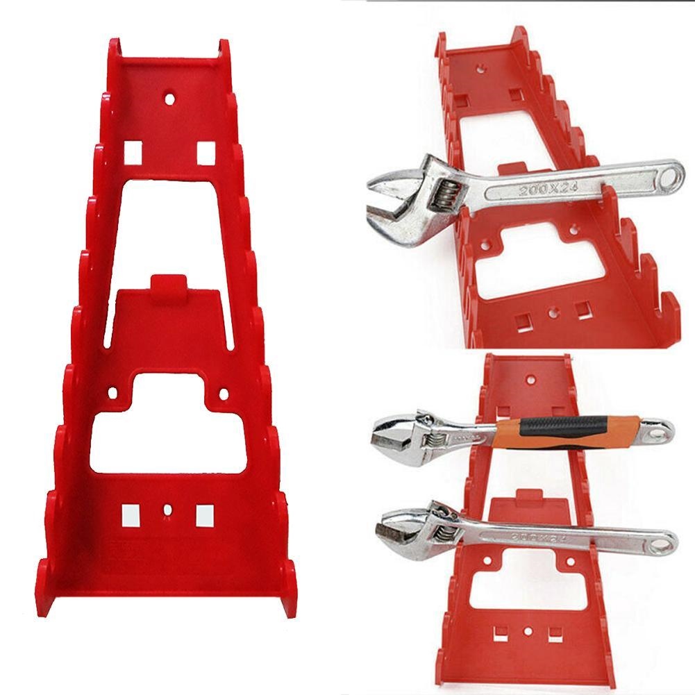 ■ Wall Mounted Tool Organizer Wrench Spanner Sorter Holder Tray Rack Storage Organizer Socket Tool Plastic Storage Tools Household