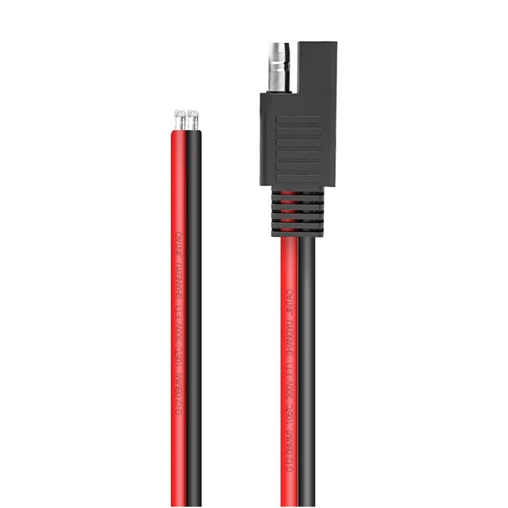 Sae female single ended extension cable 18awg sae quick disconnect plug cable 15cm
