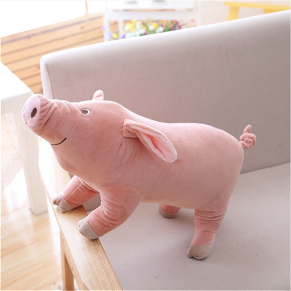 Hsnng trẻ em đồ chơi trang trí nội thất sang trọng gối 25/35/45/60cm trẻ em của quà tặng mềm mô phỏng đồ chơi con lợn lợn con búp bê sang trọng pig đồ chơi sang trọng thú nhồi bông