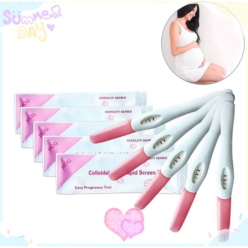5 Que Thử giữa dòng nước tiểu HCG mang thai sớm tại nhà riêng tư dụng cụ kiểm tra