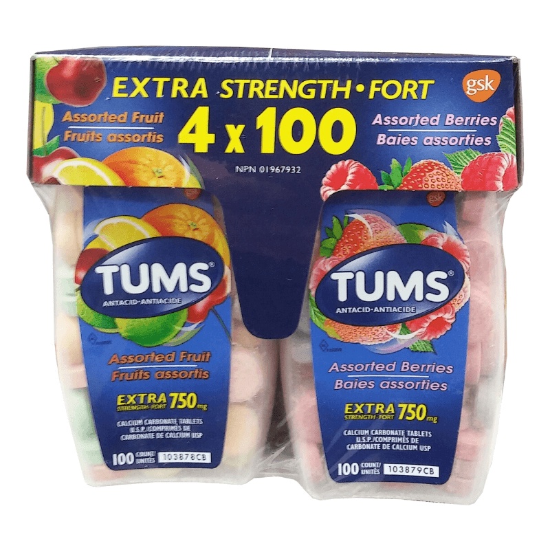Kẹo Trái cây Tums Extra Strength Smoothies