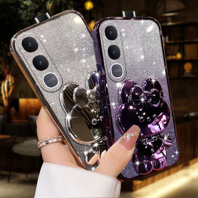 Phone%20case%20Vivo%20Y21D%20Y31%20Back%20cover%20Camera%20Protection%20Semi%20Transparent%20Soft%20Silicone%20Rabbit%20bracket%20Shockproof%20Exquisite%20Glitter%20Powder%20For%20Vivo%20Y31%20Y21D%20case%20-%20Image%202