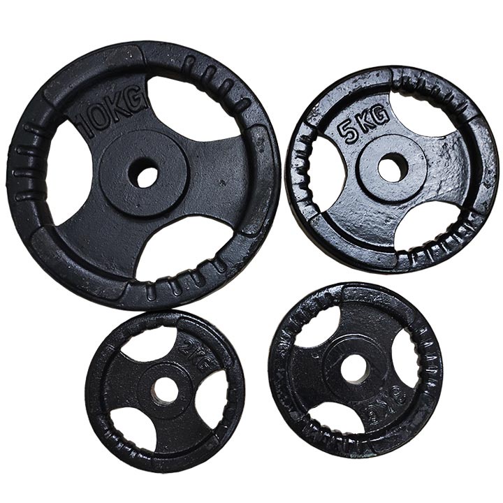 Tạ Đĩa,Bánh Gang Đúc 10kg /1 chiếc, siêu bền,đẹp