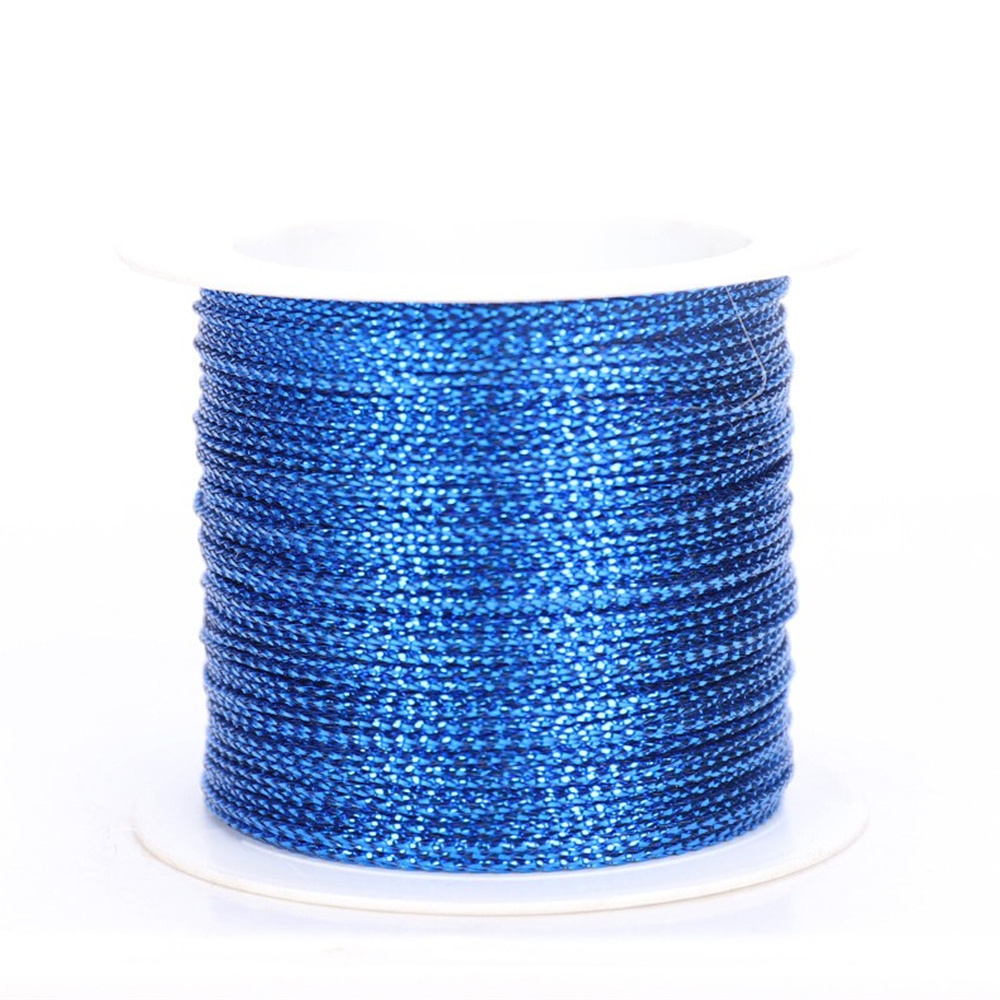 Metallic Tinsel String Christmas Strap Ribbon Metallic Cord Packaging Making Metallic Cord Christmas Cord