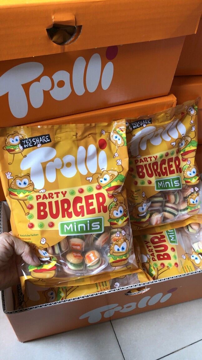 [DATE MỚI 03/2025]KẸO DẺO ĐỨC TROLLI BURGER MINIS ĐỦ LOẠI