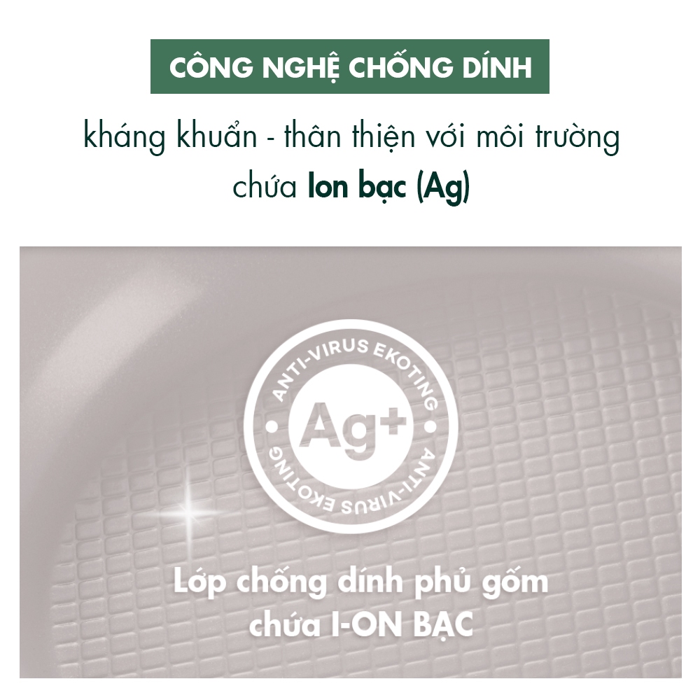 Combo of 2 Edelkochen Easy Prism Stainless Steel Pans - Cream Color (24cm Frying Pan/28Cm Stir-Fry Pan)