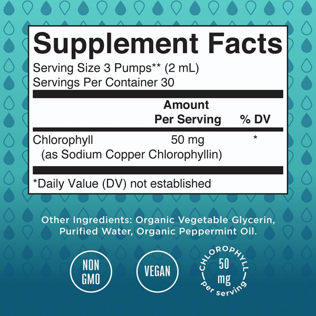 Nước diệp lục hữu cơ Chlorophyll Liquid Mary Ruth’s 60ml