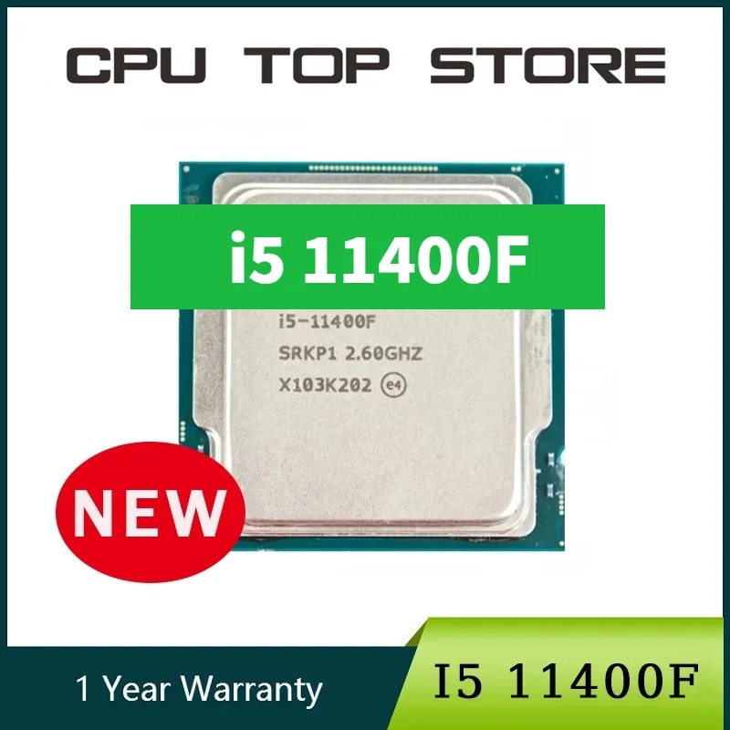 NEW INTEL Core I5 11400F 2.6Ghz Six-Core Twelve-Thread CPU ...