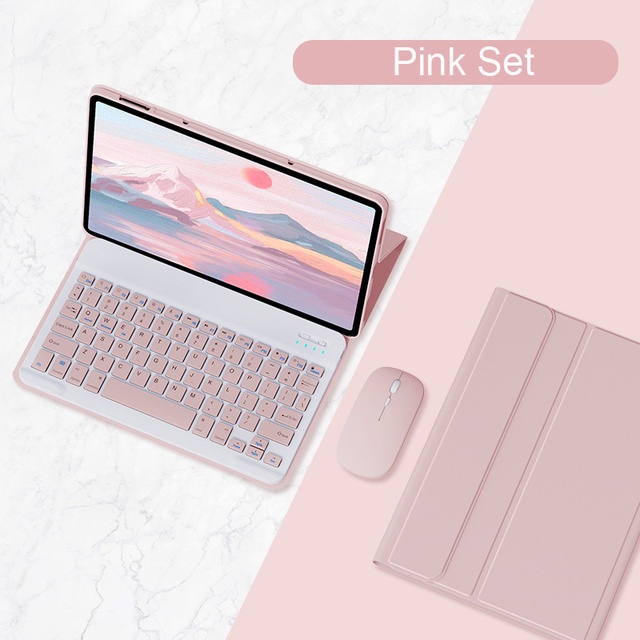 For honor pad x9 11.5 2023 x8 pro 11.5 tablet v7 pro 11 v8 11 x8 10.1 lite 9.7 v6 v7 10.4 wireless bluetooth keyboard and mouse protective cover stand leather case
