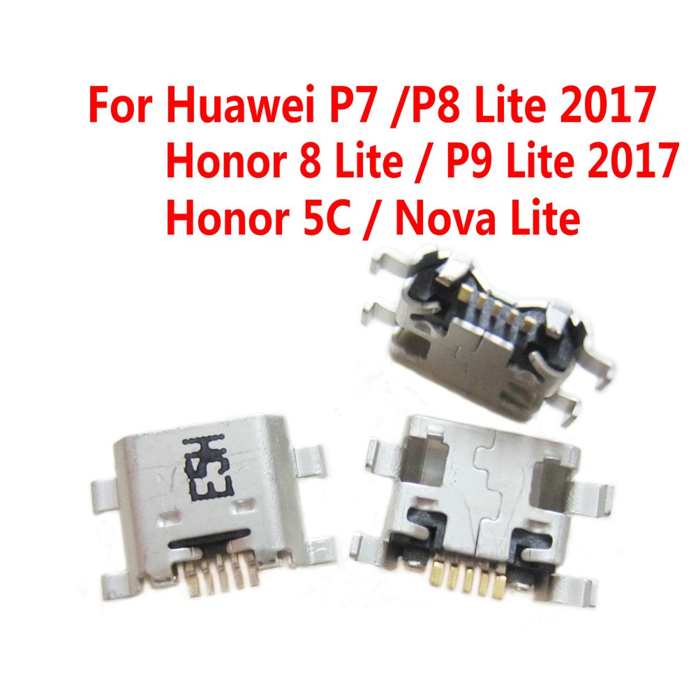 Micro USB Charging Port Charger Connector Dock Plug Socket For Huawei Honor P7 / P8 Lite 2017 /Honor 8 Lite / P9 Lite 2017 /Honor 5C / Nova Lite