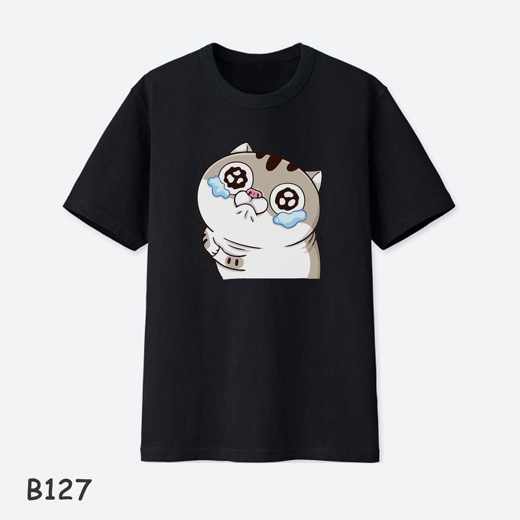 Áo Thun Basic Cotton Tee | Áo Thun Mèo Ami Bụng Bự (Mẫu 120-129)