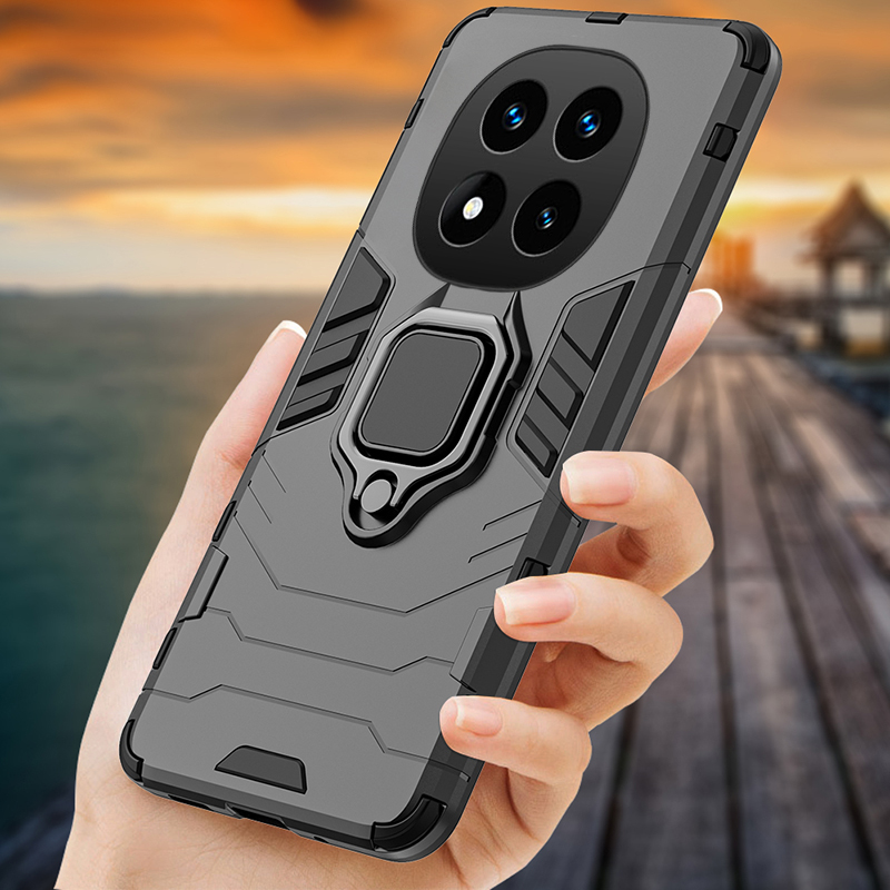 Phone case Xiaomi Poco X7 Pro Shockproof Armor Stand with Holder Car adsorb Ring Back Cover Poco X7 Case.