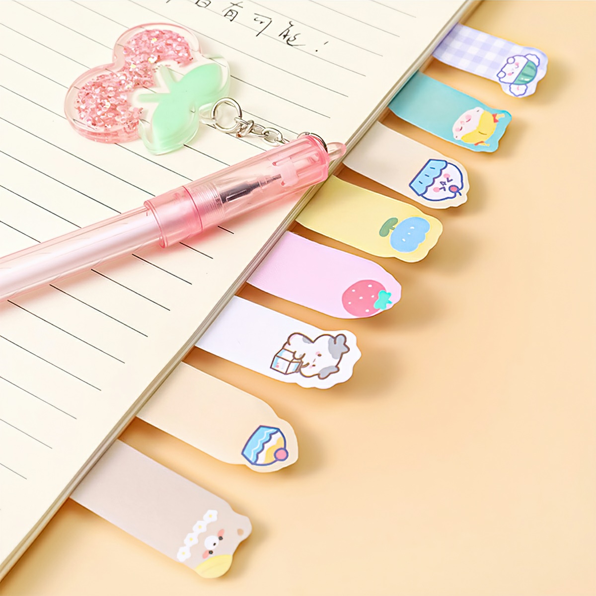 120 cute colorful pattern sticky notes
